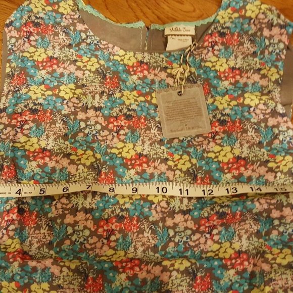 matilda jane womens brown floral dress size 10 new - Picture 5 of 7